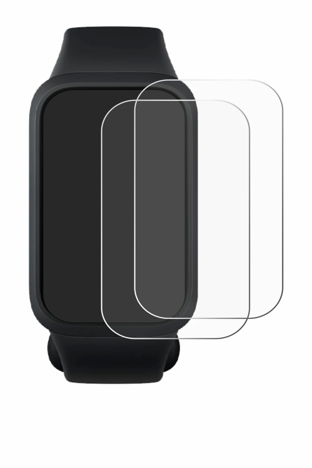 Image of the device Xiaomi Smart Band 9 Active with a wide variety of screen protectors.