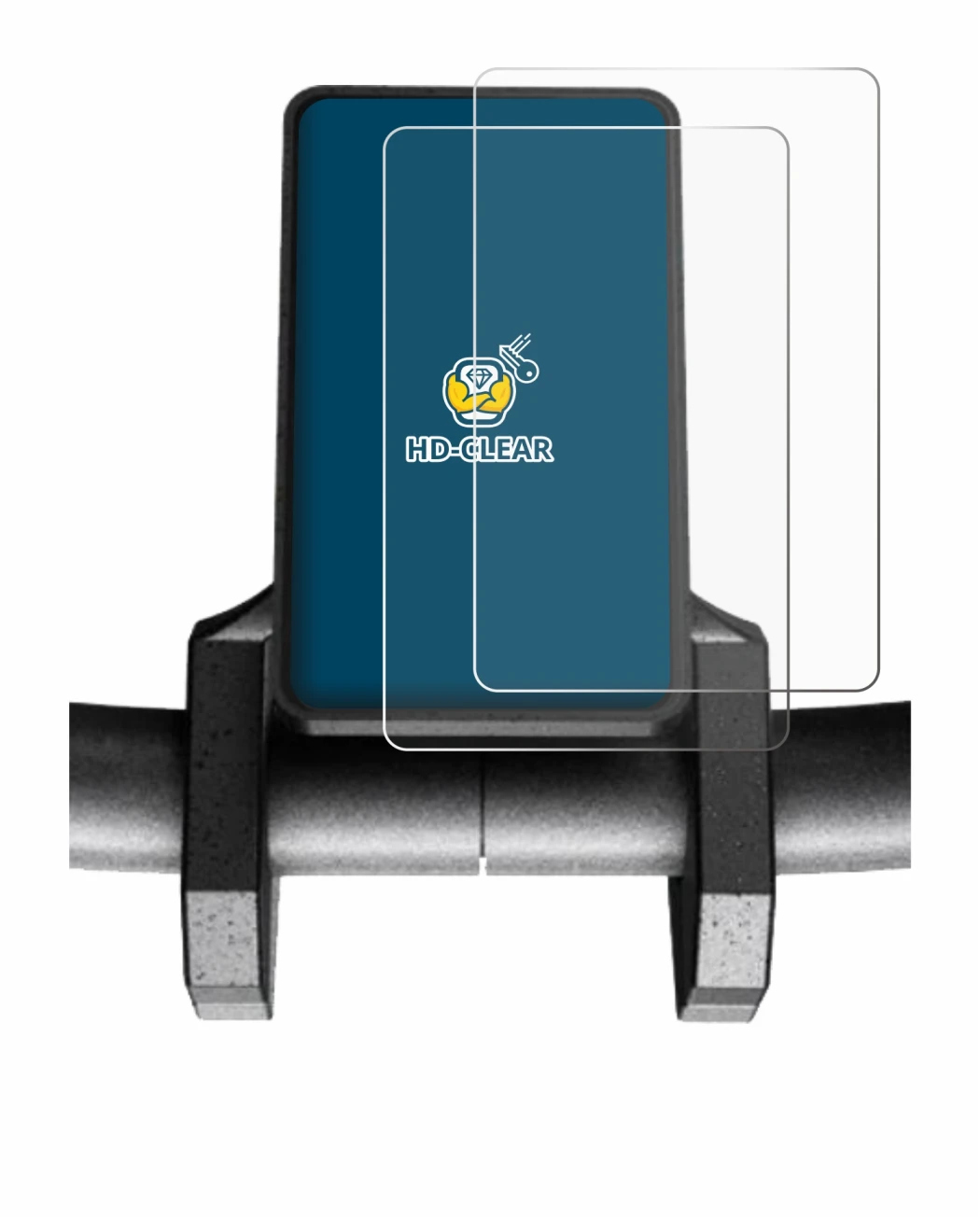 Image of the device Joyor S5 V1 with a wide variety of screen protectors.