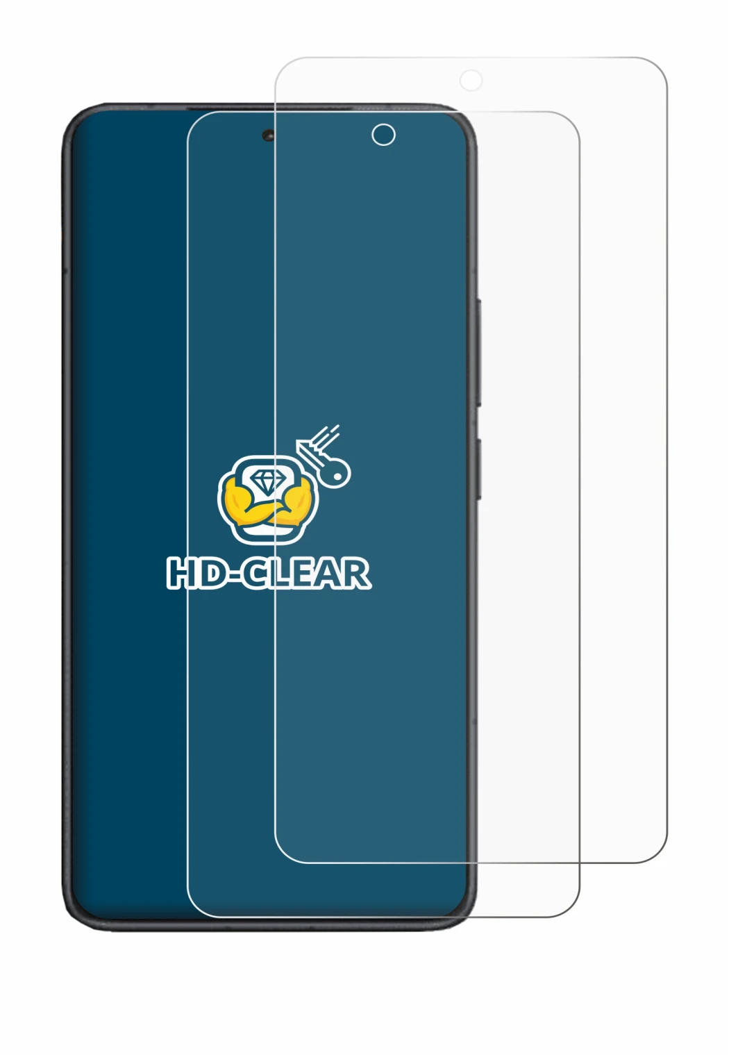 Image of the device Xiaomi Redmi K80 Pro with a wide variety of screen protectors.