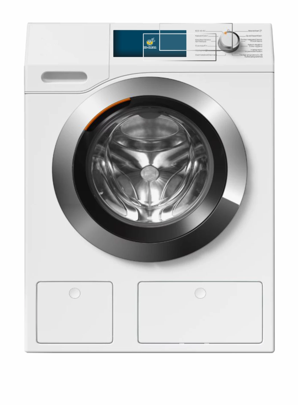 Image of the device Miele WEH875 with a wide variety of screen protectors.