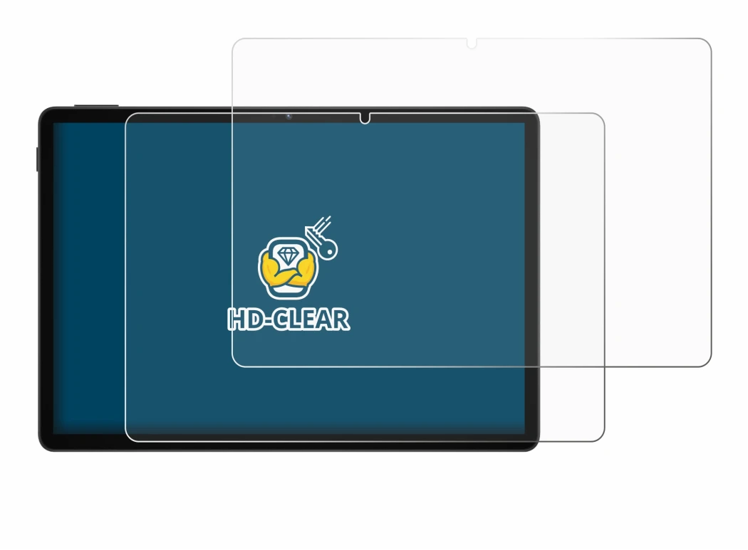 Image of the device Doogee U11 with a wide variety of screen protectors.