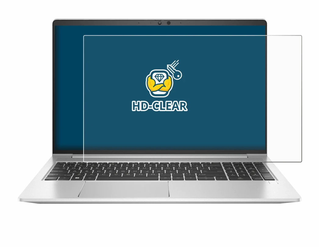 Image of the device HP EliteBook 650 G10 with a wide variety of screen protectors.