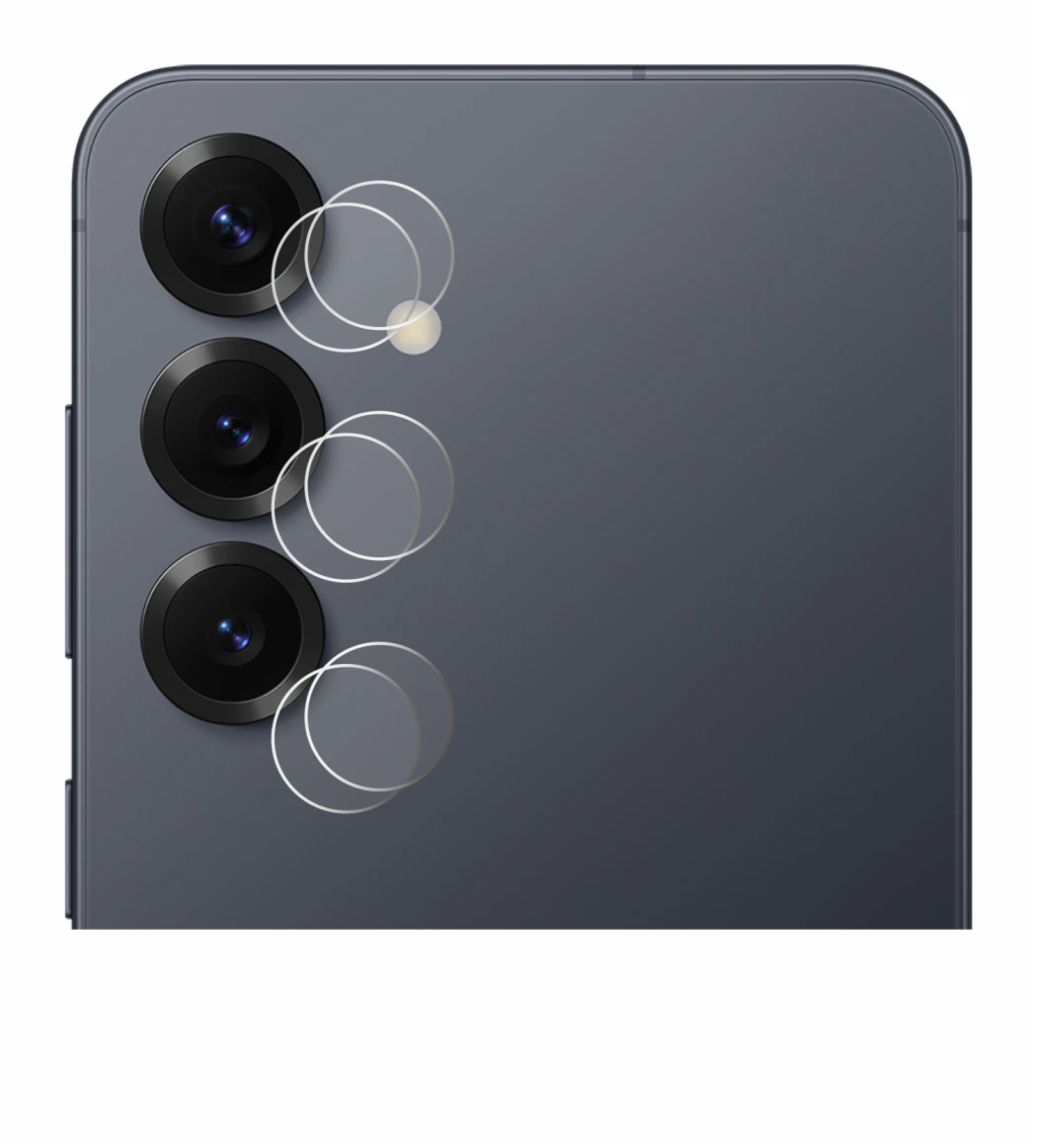 Image of the device Samsung Galaxy S25 (ONLY Camera Lens) with a wide variety of screen protectors.