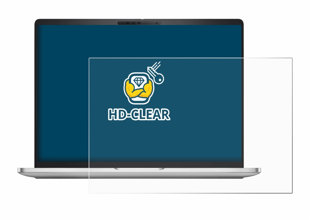 Image of the device Dell Pro 16 Plus PB16250 with a wide variety of screen protectors.