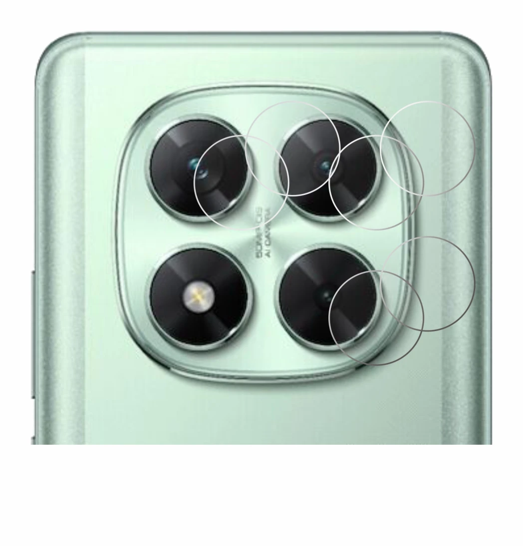 Image of the device Xiaomi Poco X7 (ONLY Camera) with a wide variety of screen protectors.