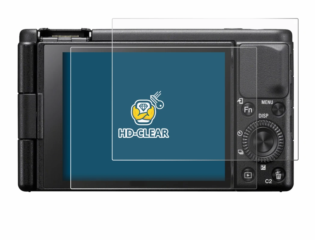 Image of the device Sony ZV-1A with a wide variety of screen protectors.