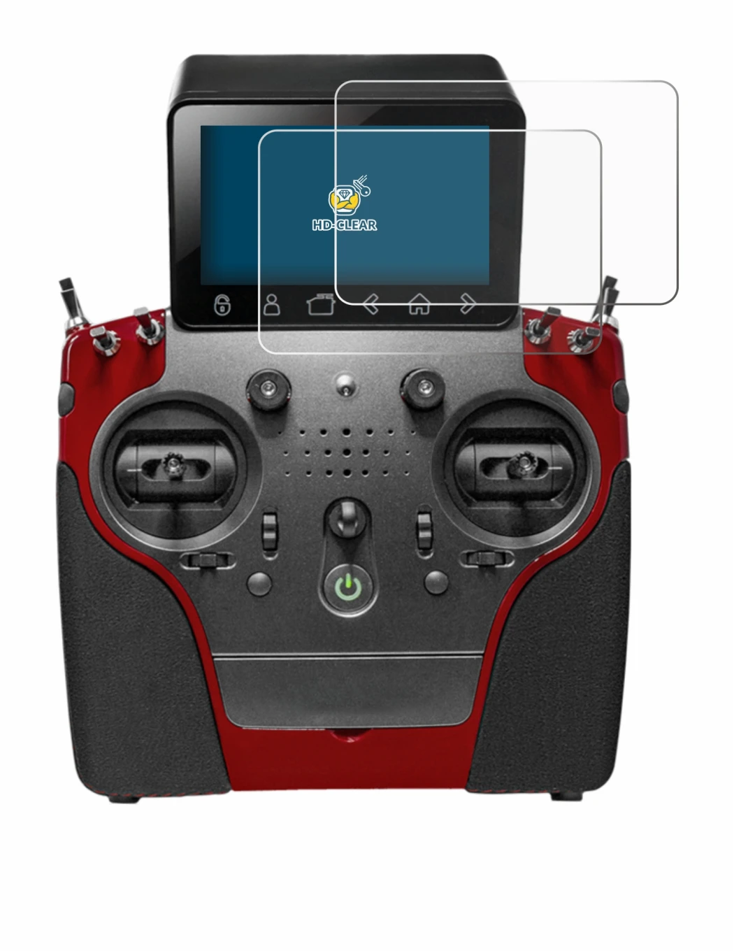 Image of the device PowerBox Systems Atom with a wide variety of screen protectors.