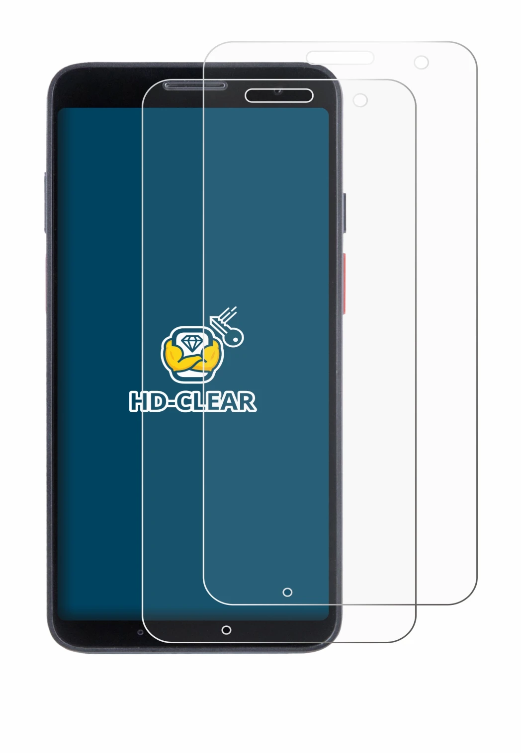 Image of the device Honeywell CT37 with a wide variety of screen protectors.