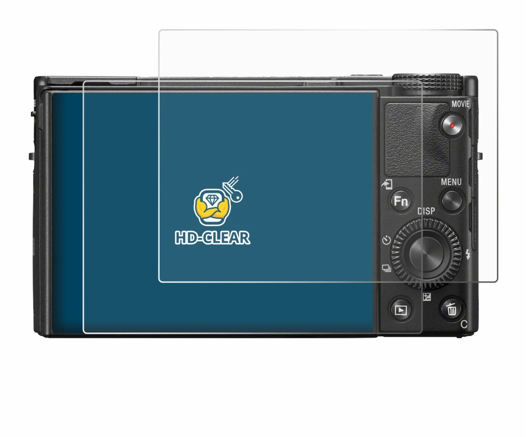 Image of the device Sony Cyber-Shot DSC-RX100 VIIA with a wide variety of screen protectors.