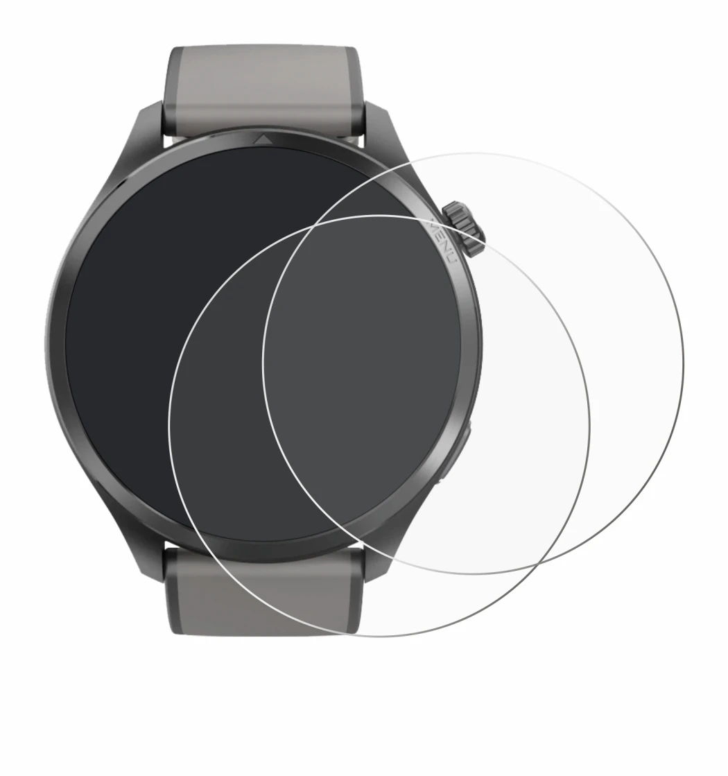 Image of the device Hama Smartwatch 9000 with a wide variety of screen protectors.