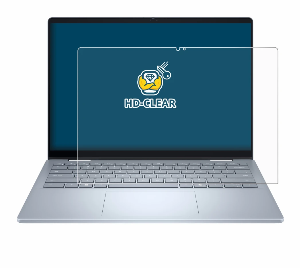 Image of the device Dell 14 Plus 2-in-1 with a wide variety of screen protectors.