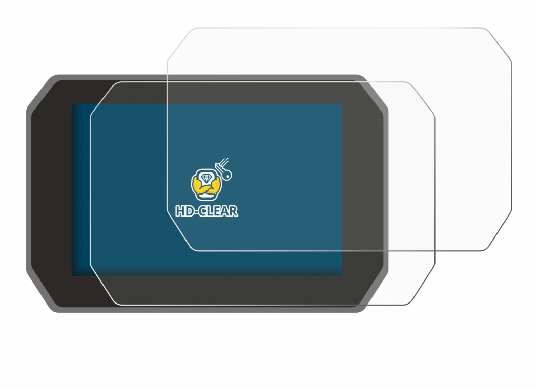Image of the device Yamaha Tracer 9 GT+ 2025 with a wide variety of screen protectors.