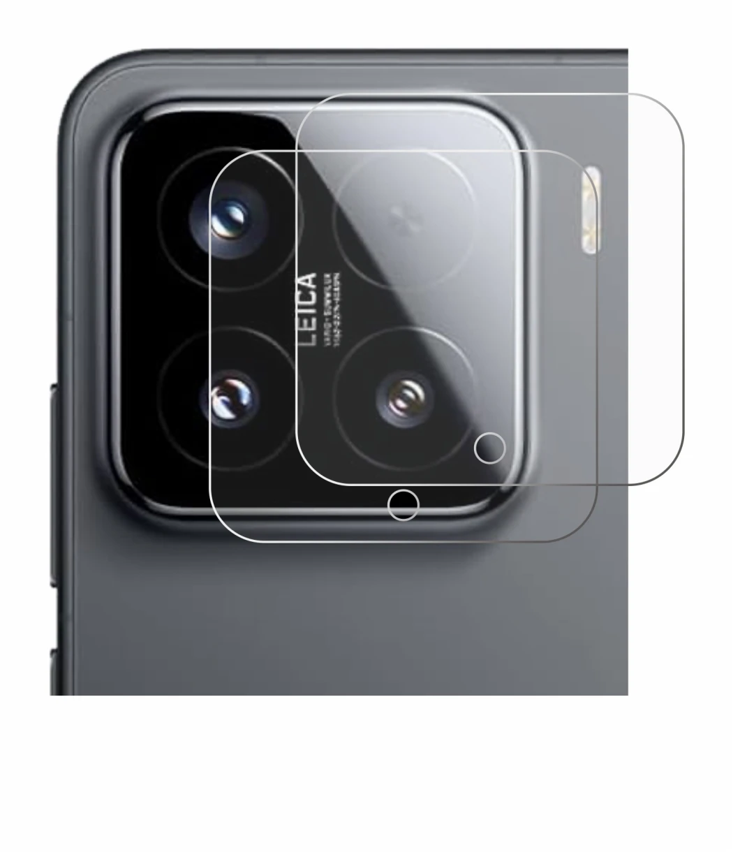 Image of the device Xiaomi 15 (ONLY Camera Lens) with a wide variety of screen protectors.