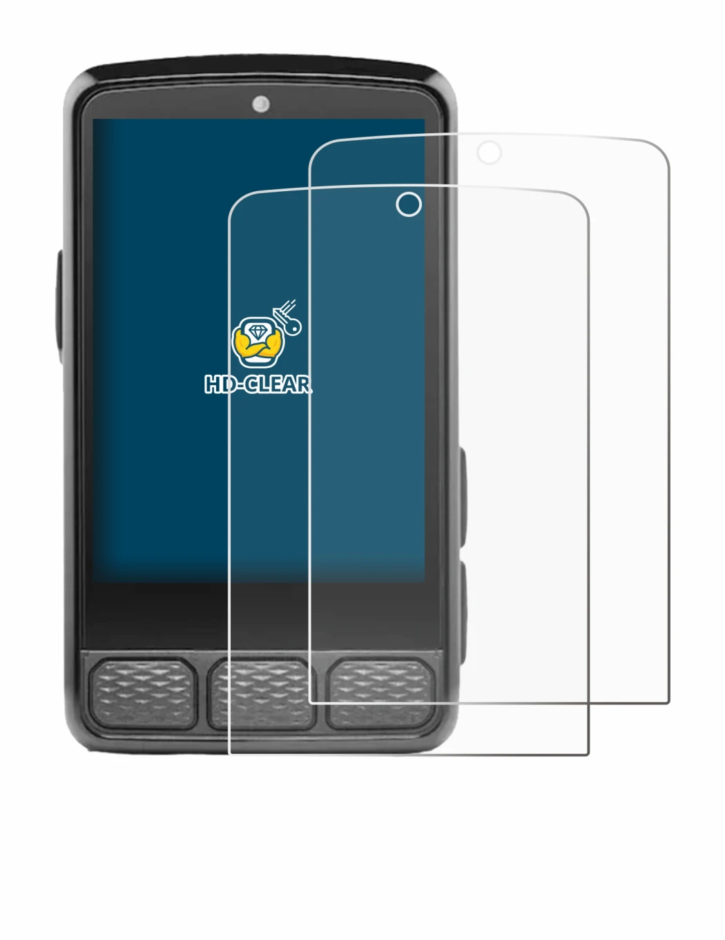 Image of the device Wahoo Elemnt Roam V3 with a wide variety of screen protectors.