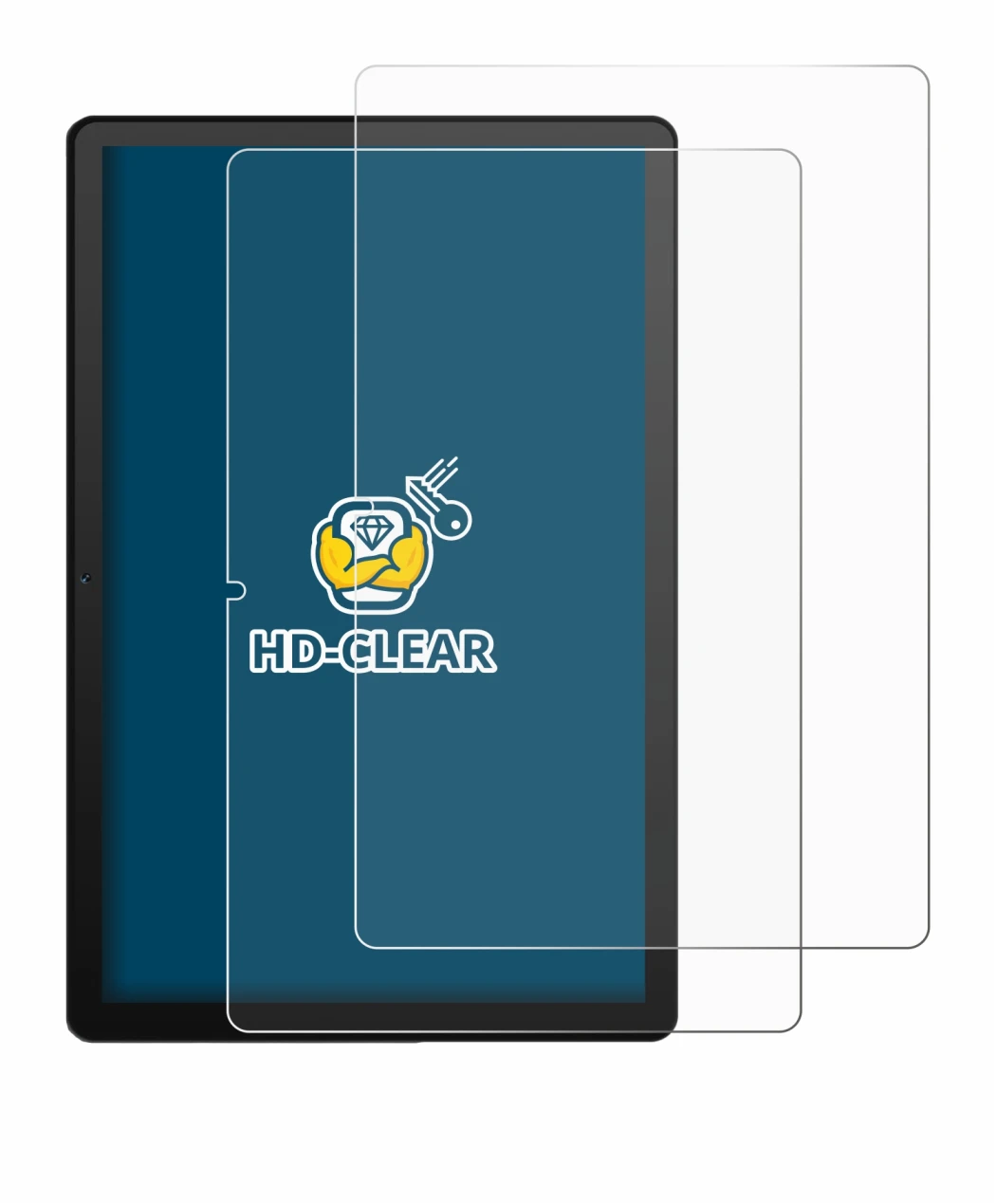 Image of the device Whitedeer G13 with a wide variety of screen protectors.