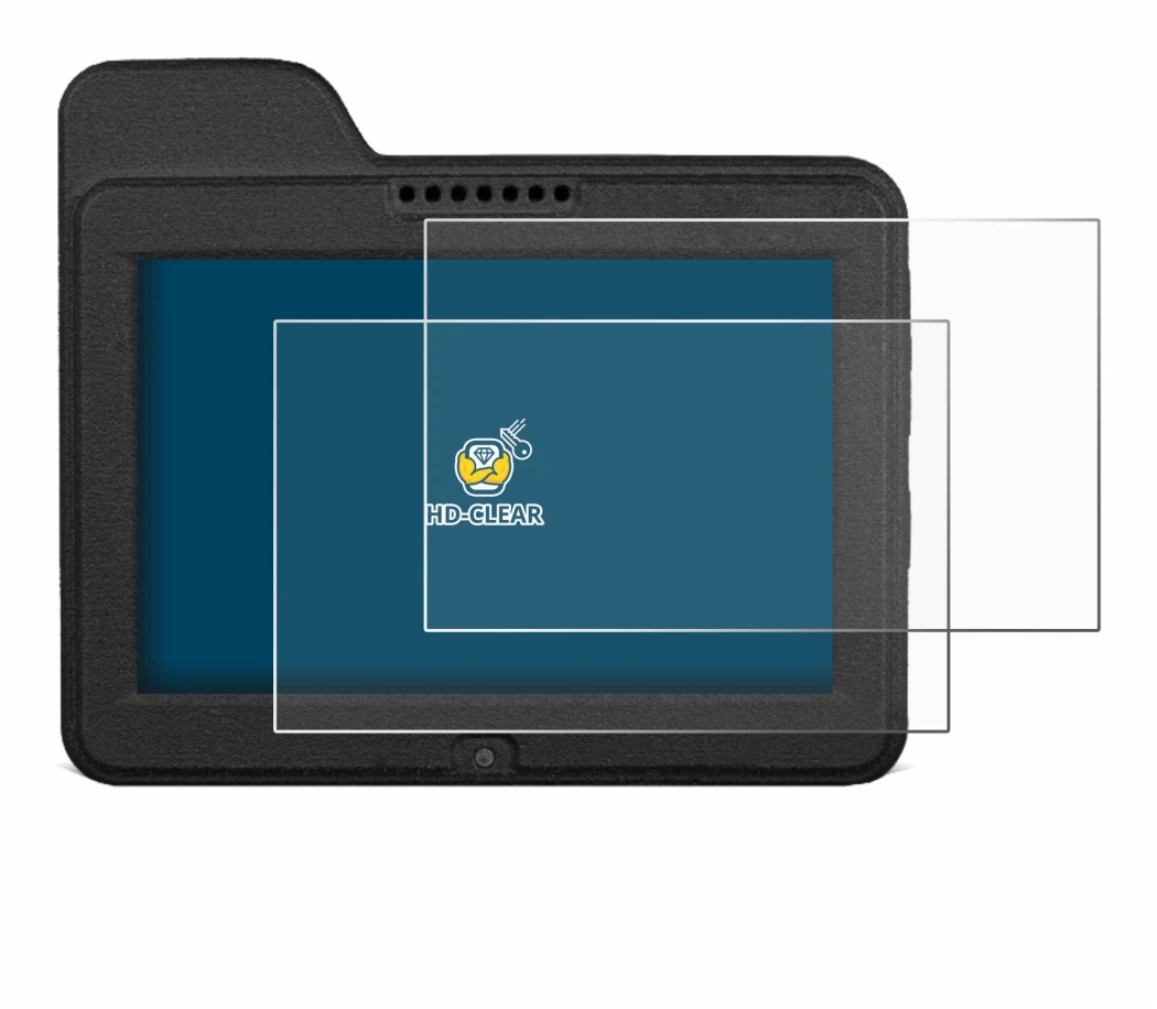 Image of the device Naviter Omni with a wide variety of screen protectors.