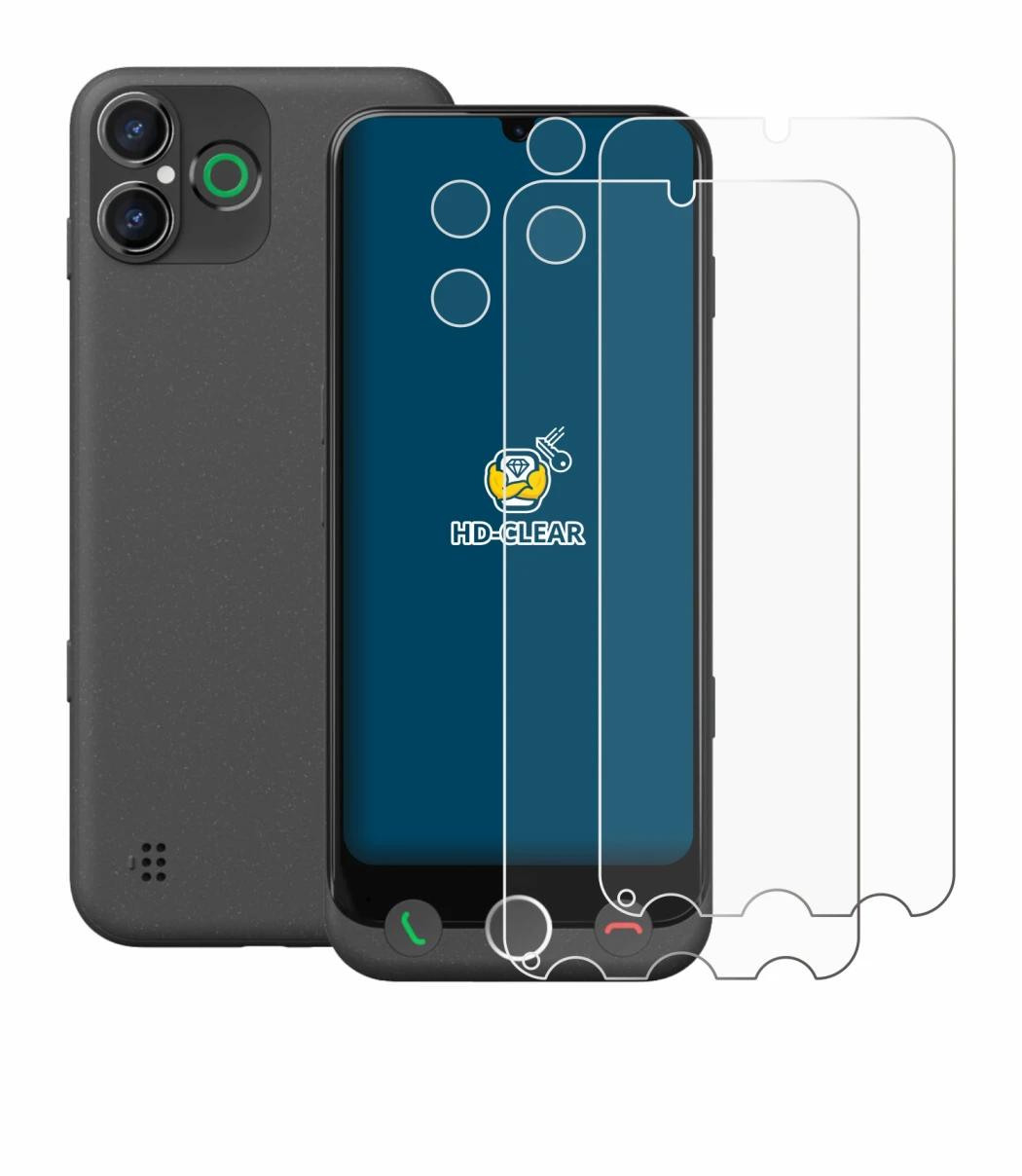 Image of the device Doro Aurora A30 (Front+Camera) with a wide variety of screen protectors.
