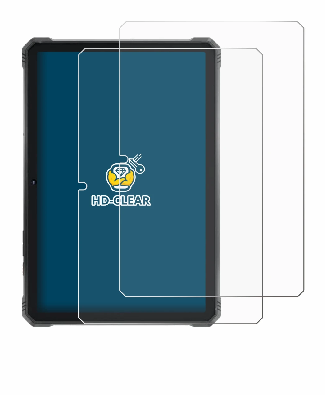 Image of the device Hotwav R9 Plus with a wide variety of screen protectors.