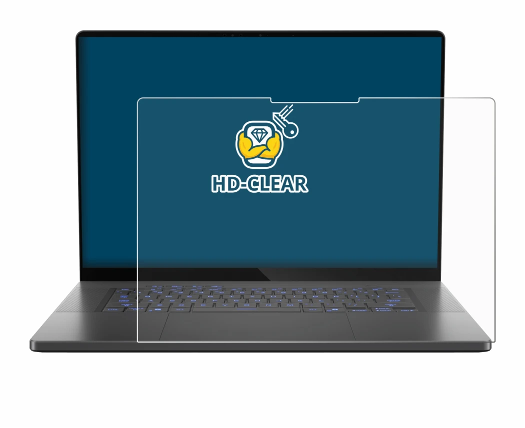 Image of the device ASUS ROG Zephyrus G16 2025 with a wide variety of screen protectors.