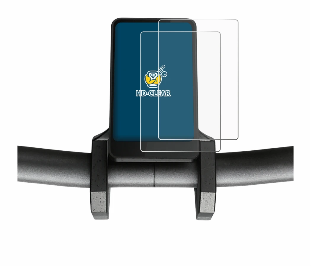 Image of the device Joyor T6 with a wide variety of screen protectors.