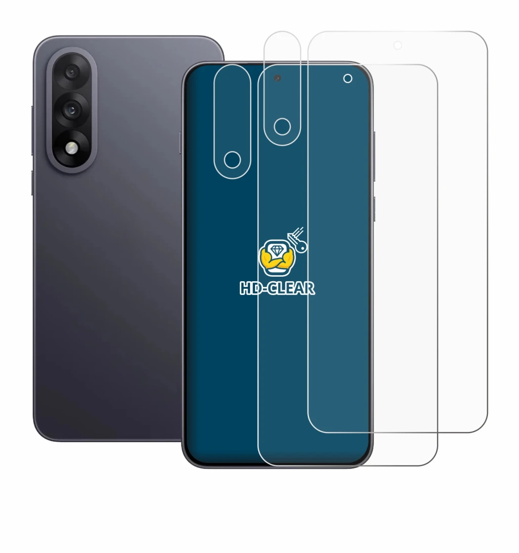Image of the device OnePlus Nord 5 (Front+Camera) with a wide variety of screen protectors.