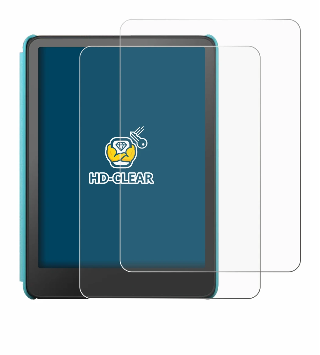 Image of the device Amazon Kindle Colorsoft Kids with a wide variety of screen protectors.