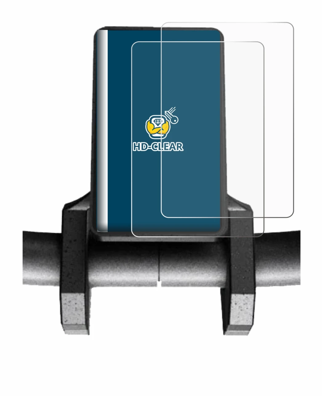 Image of the device Joyor S10-S V2 with a wide variety of screen protectors.