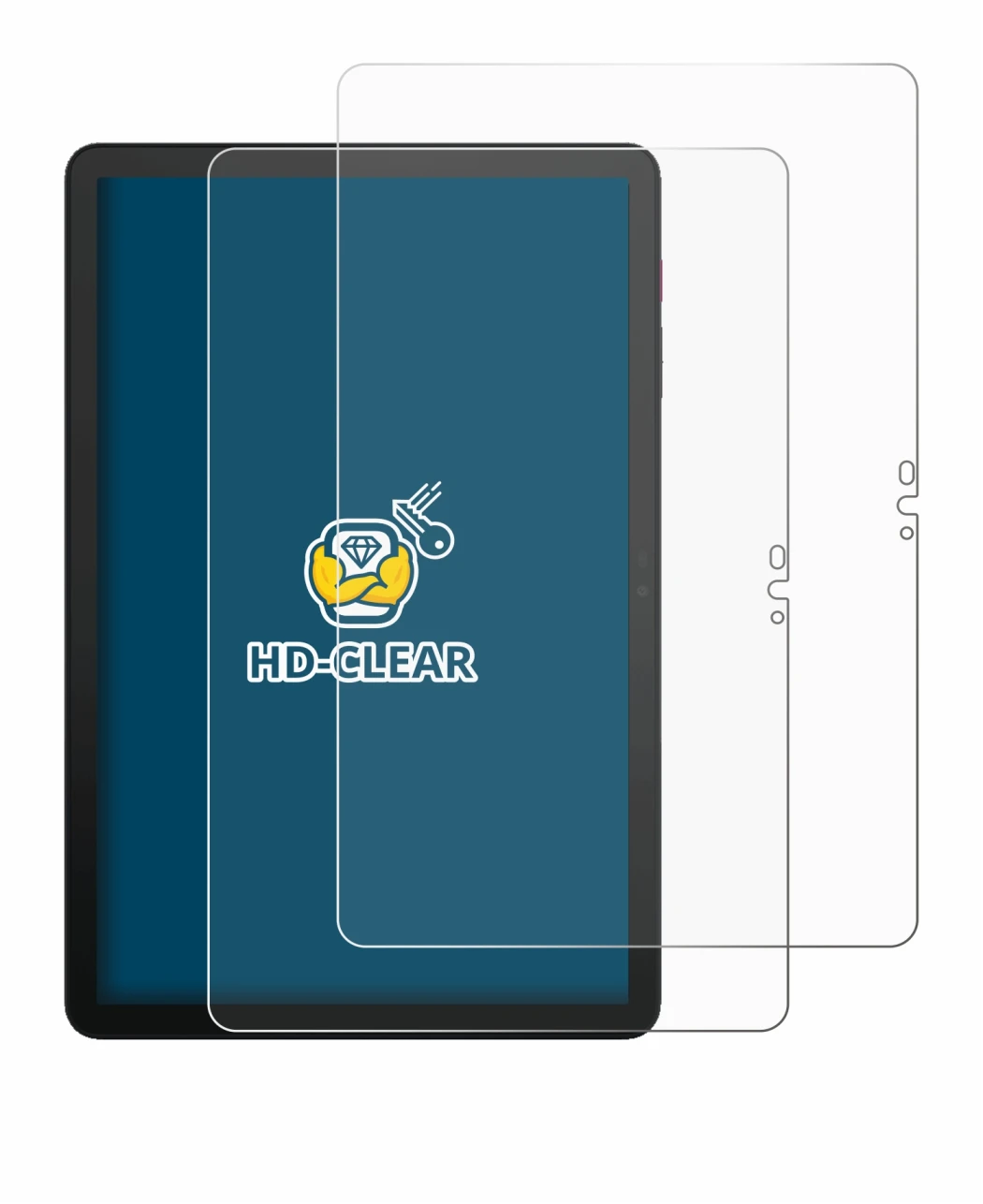 Image of the device Telekom T Tablet 2 with a wide variety of screen protectors.