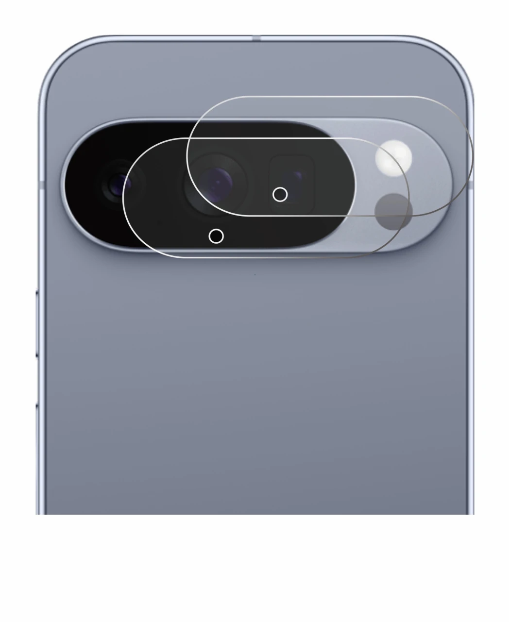 Image of the device Google Pixel 10 Pro (ONLY Camera Lens) with a wide variety of screen protectors.