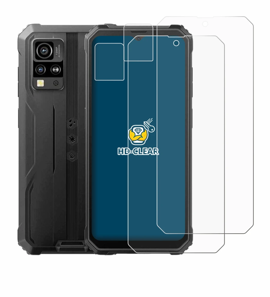 Image of the device Blackview BV4800 SE (Front+Camera) with a wide variety of screen protectors.