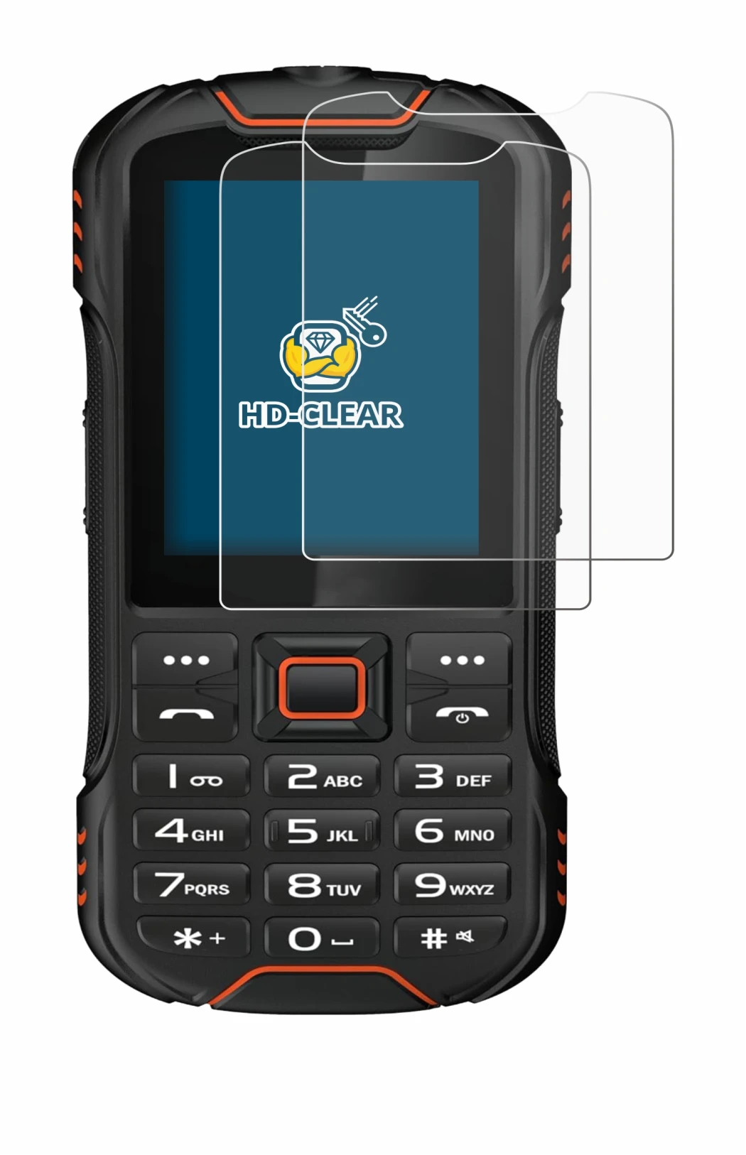 Image of the device Gigaset GLX8 with a wide variety of screen protectors.