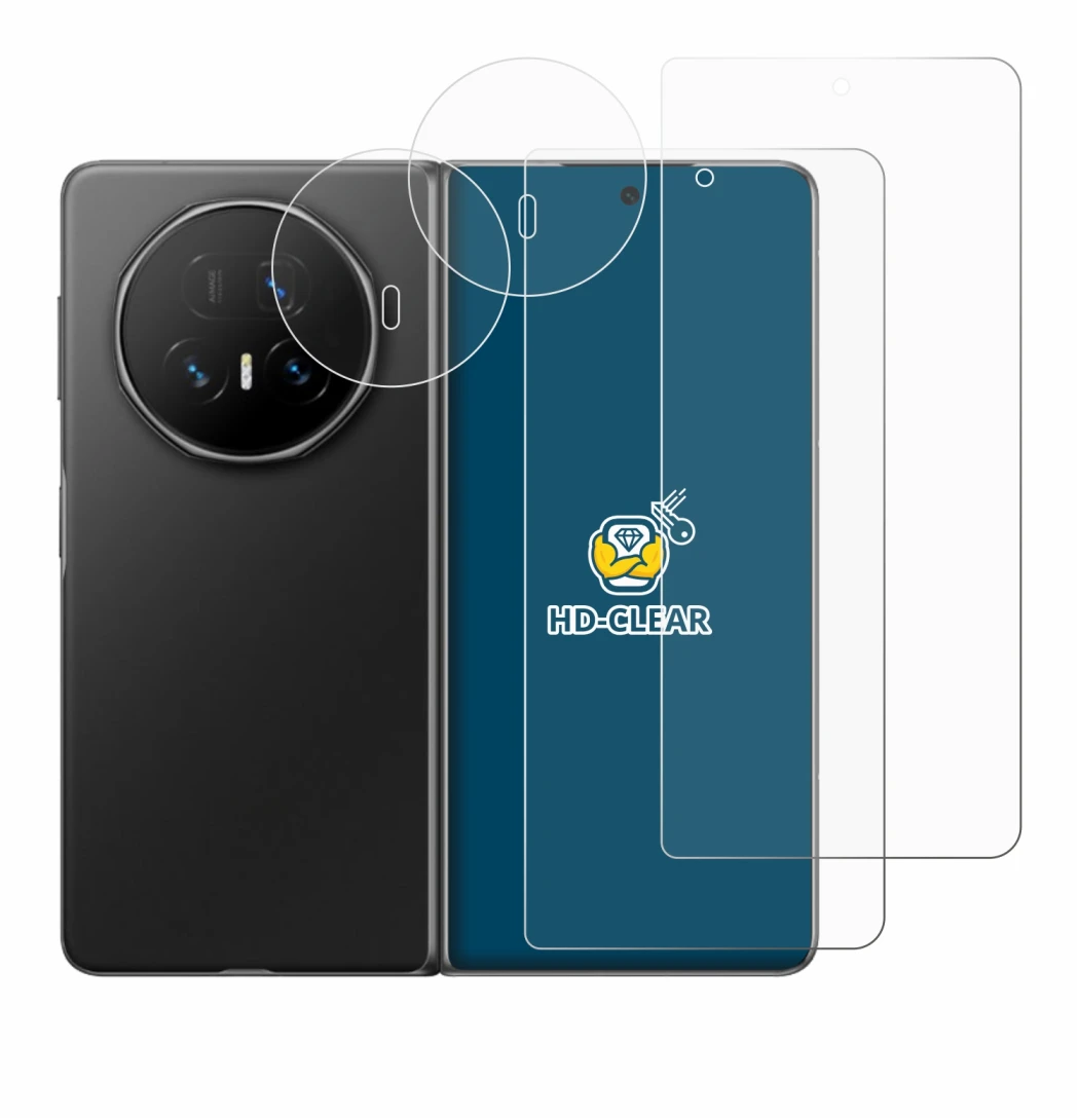Image of the device Honor Magic V5 (Front+Camera) with a wide variety of screen protectors.