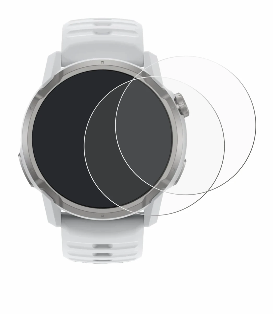 Image of the device Coros Apex 4 (46 mm) with a wide variety of screen protectors.