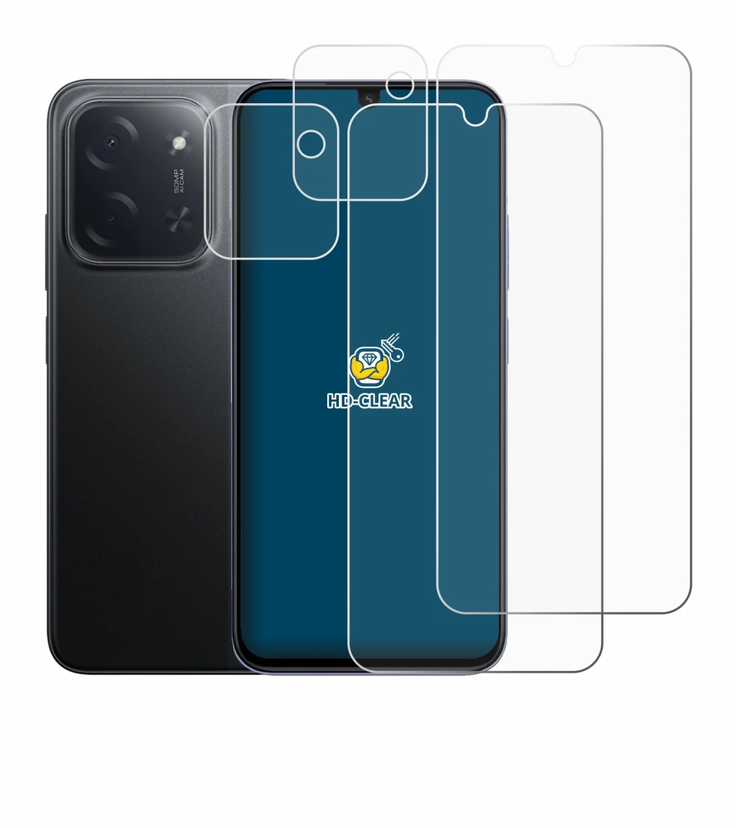 Image of the device Xiaomi Poco C85 (Front+Camera) with a wide variety of screen protectors.