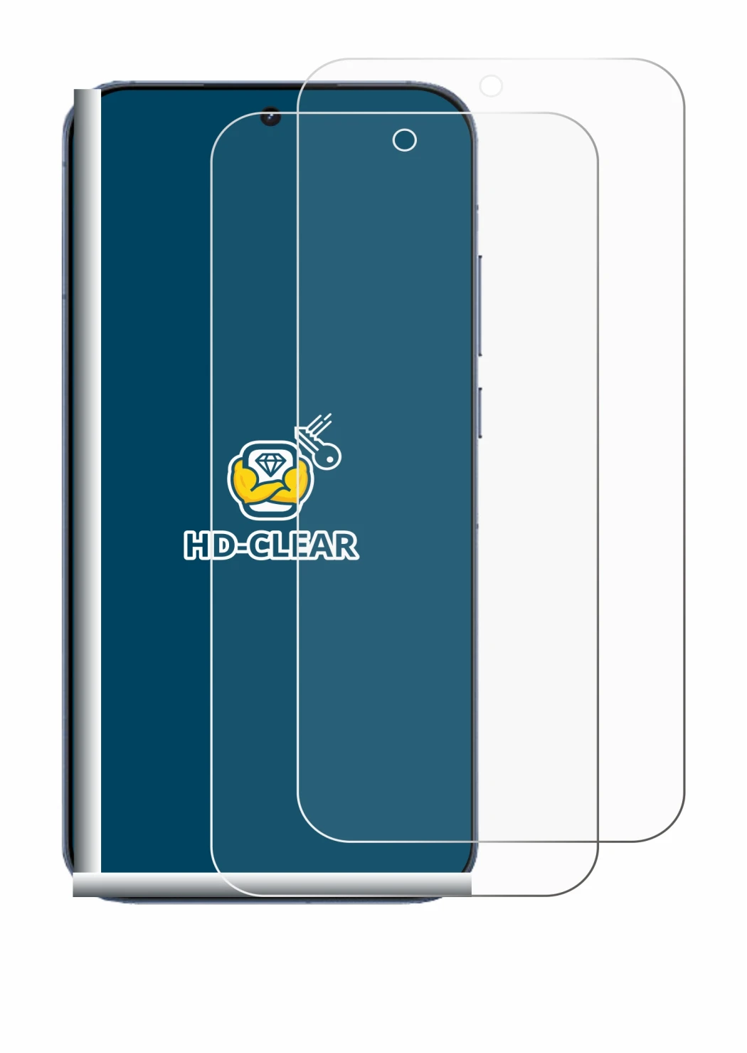Image of the device realme GT 8 Pro with a wide variety of screen protectors.