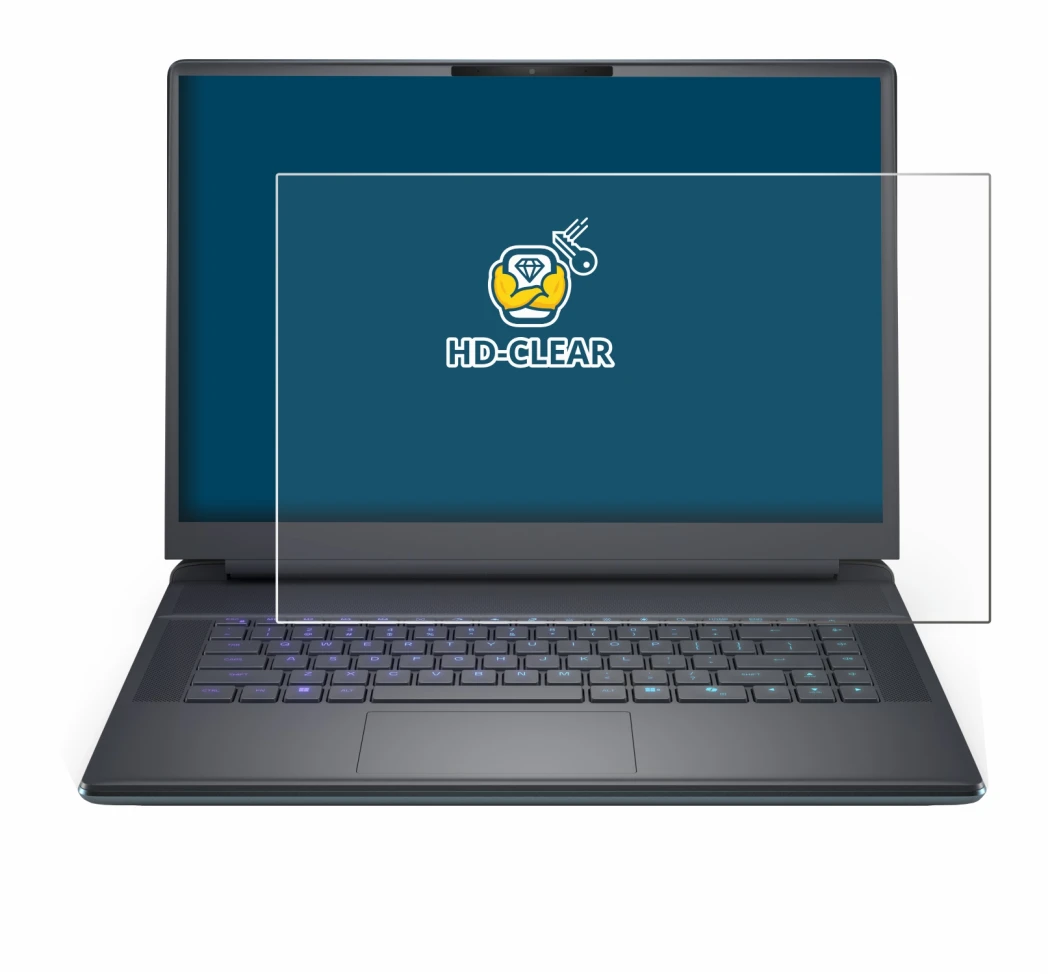 Image of the device Dell Alienware 16 Area-51 with a wide variety of screen protectors.