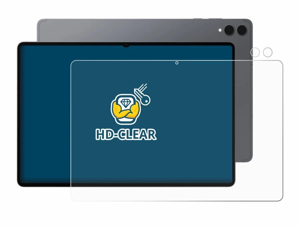 Image of the device Samsung Galaxy Tab S11 Ultra (Front+Camera) with a wide variety of screen protectors.