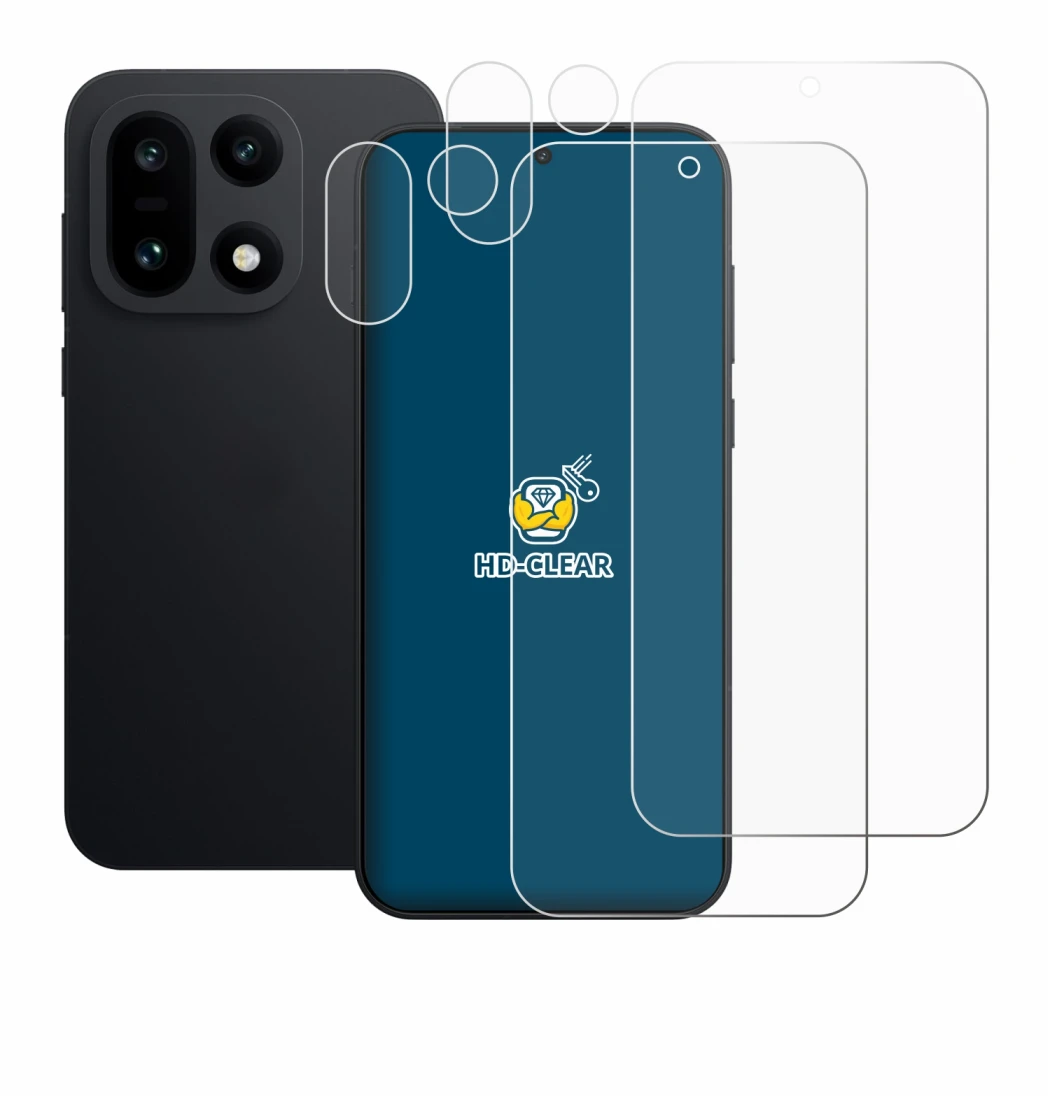 Image of the device OnePlus 15 (Front+Camera) with a wide variety of screen protectors.