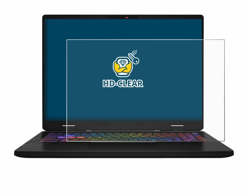 Image of the device MSI Vector 16 HX AI with a wide variety of screen protectors.