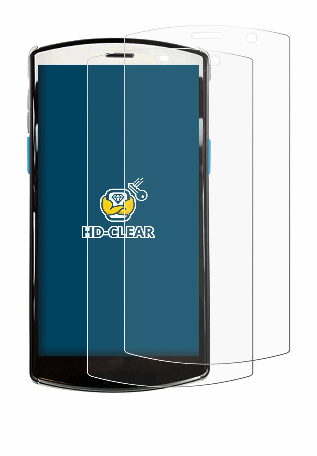 Image of the device Unitech EA510 with a wide variety of screen protectors.