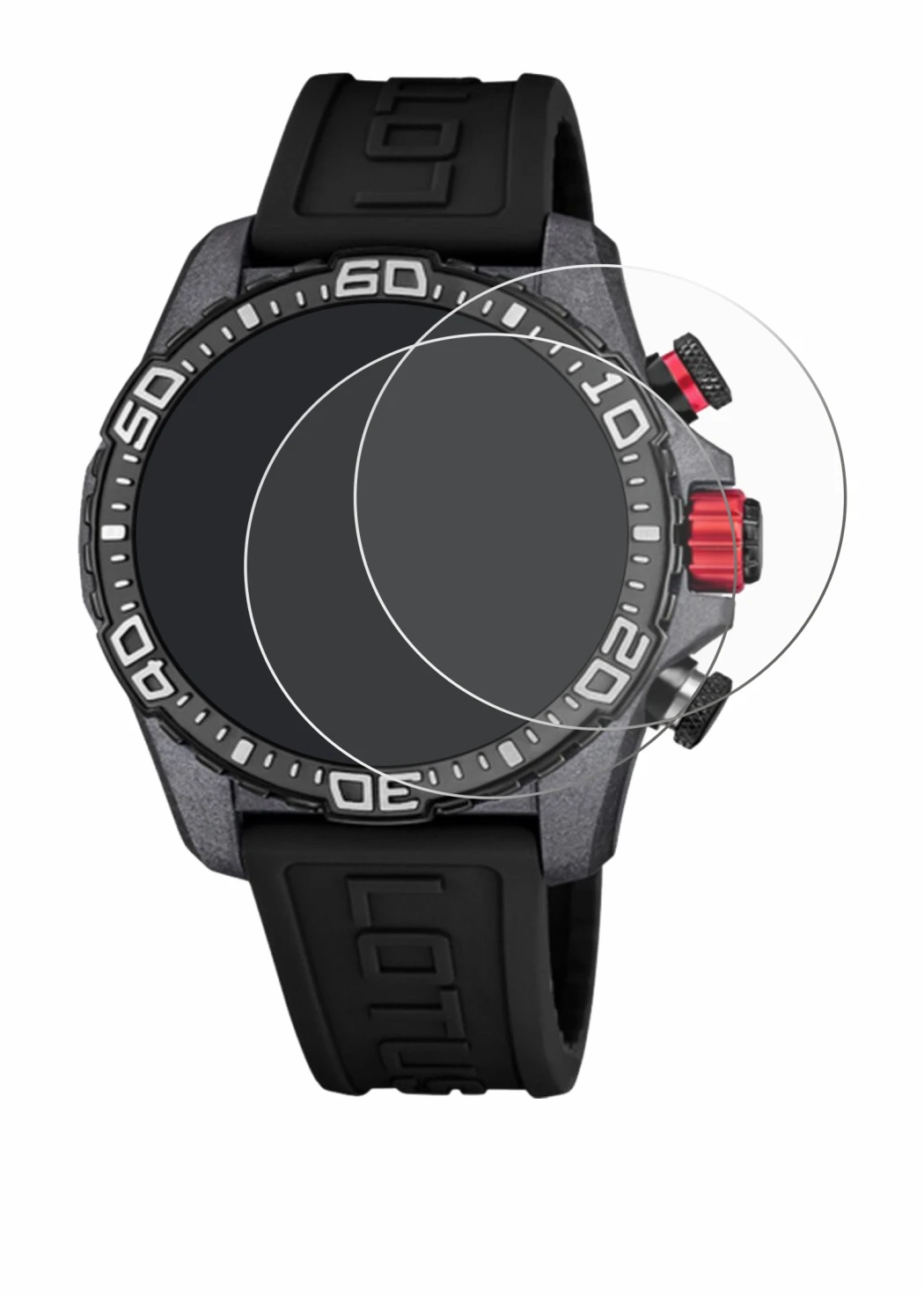 Image of the device Lotus Connected 20000/4 (45 mm) with a wide variety of screen protectors.