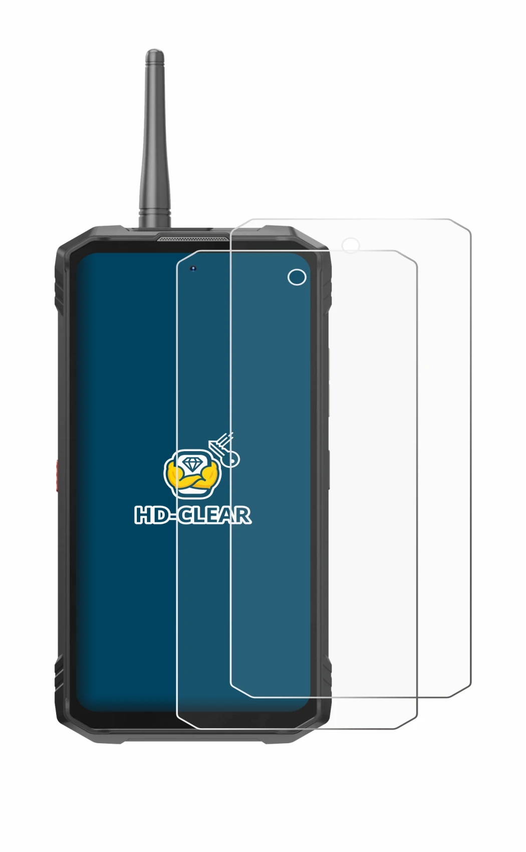 Image of the device Hotwav Hyper 8 Ultra with a wide variety of screen protectors.