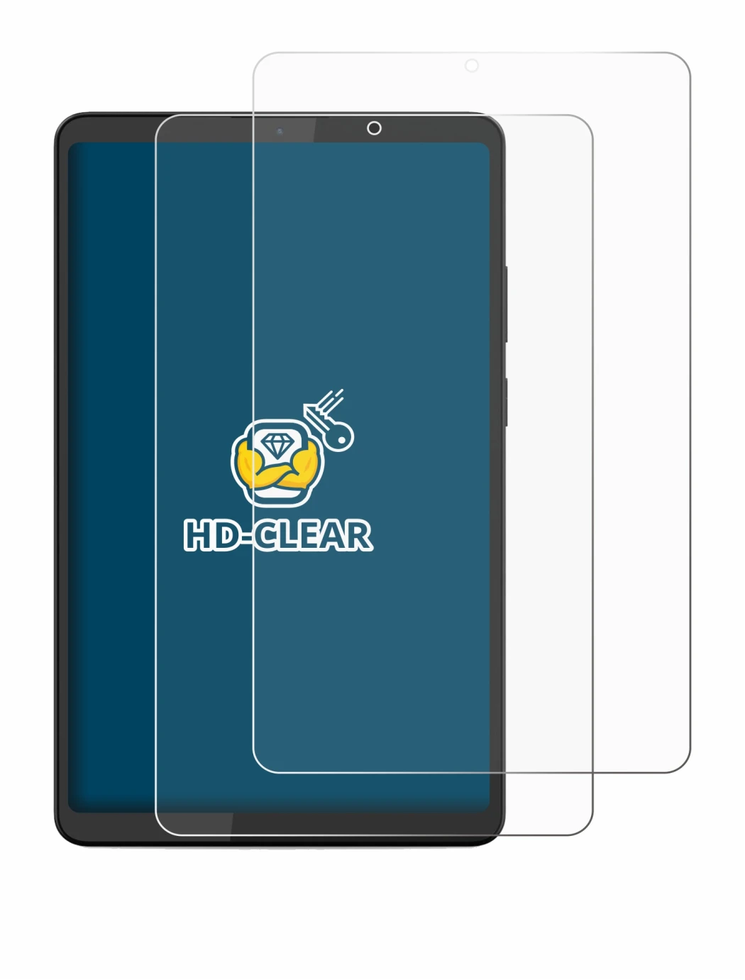 Image of the device Lenovo Tab K9 with a wide variety of screen protectors.