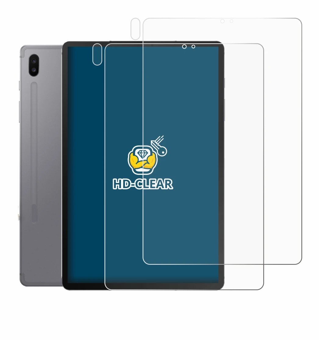 Image of the device Samsung Galaxy Tab S6 2020 (Front+Camera) with a wide variety of screen protectors.