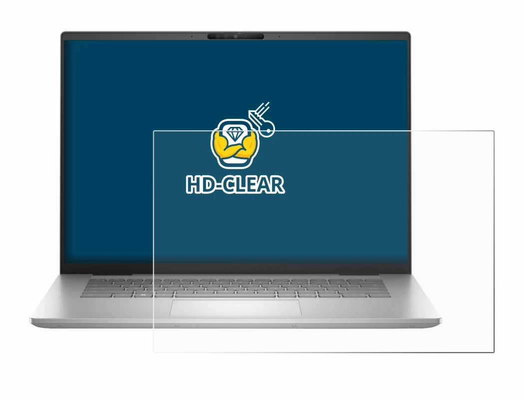 Image of the device Dell Inspiron 16 Plus 7630 with a wide variety of screen protectors.