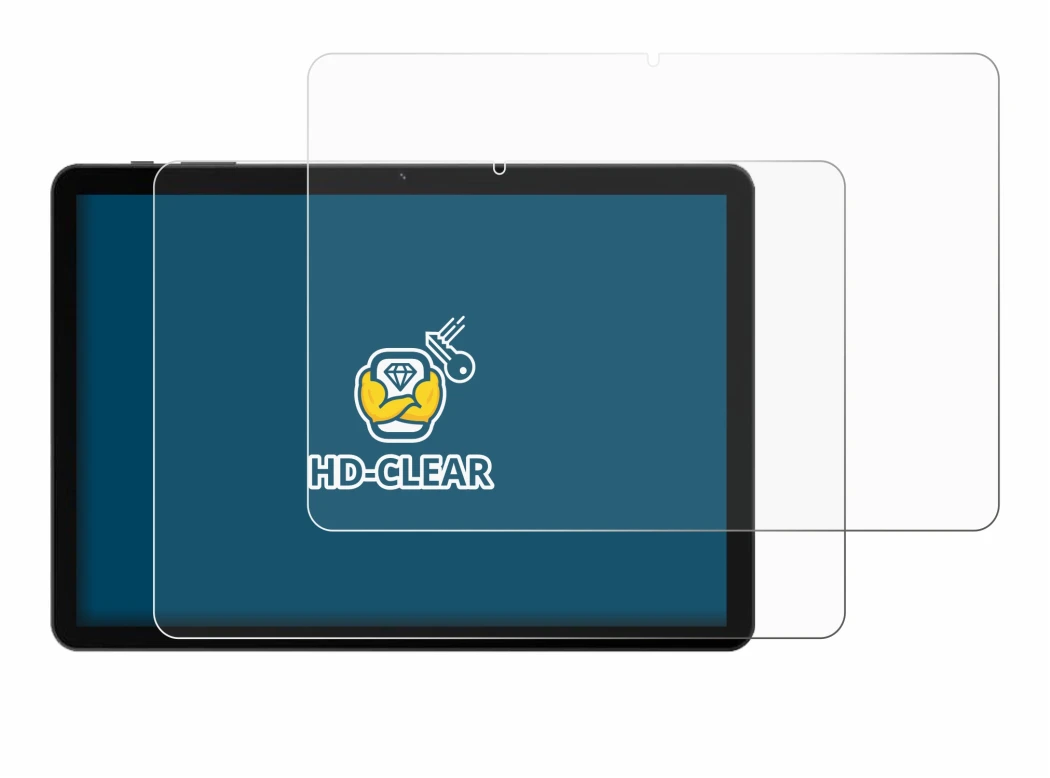 Image of the device Doogee Tab G5 with a wide variety of screen protectors.