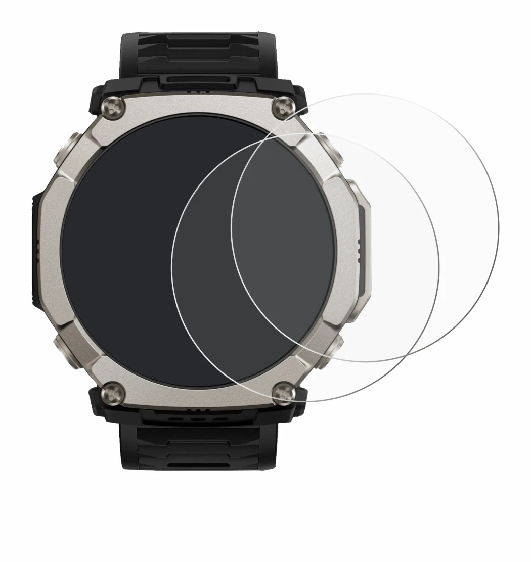 Image of the device Huami Amazfit T-Rex Ultra 2 with a wide variety of screen protectors.