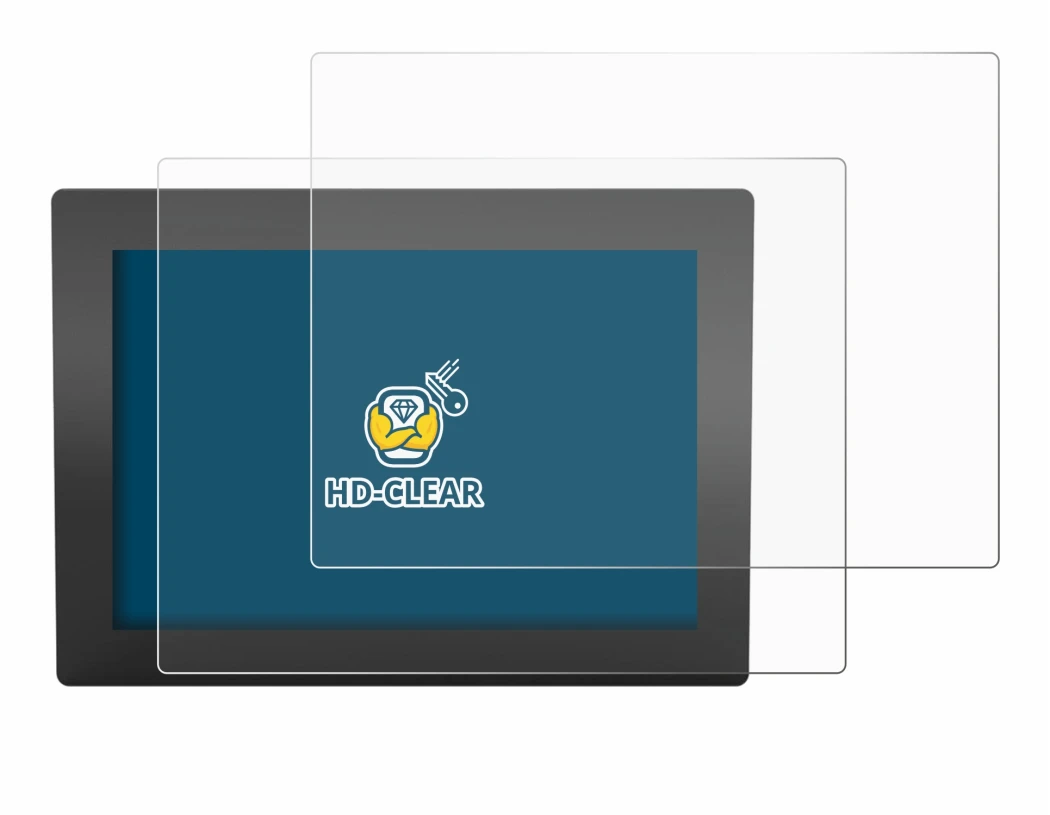 Image of the device WAGO Web Panel 400 with a wide variety of screen protectors.