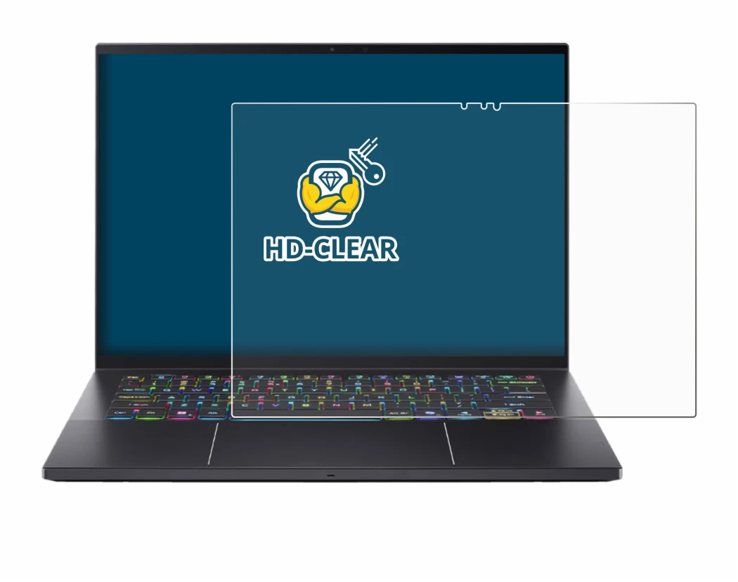 Image of the device Acer Predator Triton 14 AI with a wide variety of screen protectors.