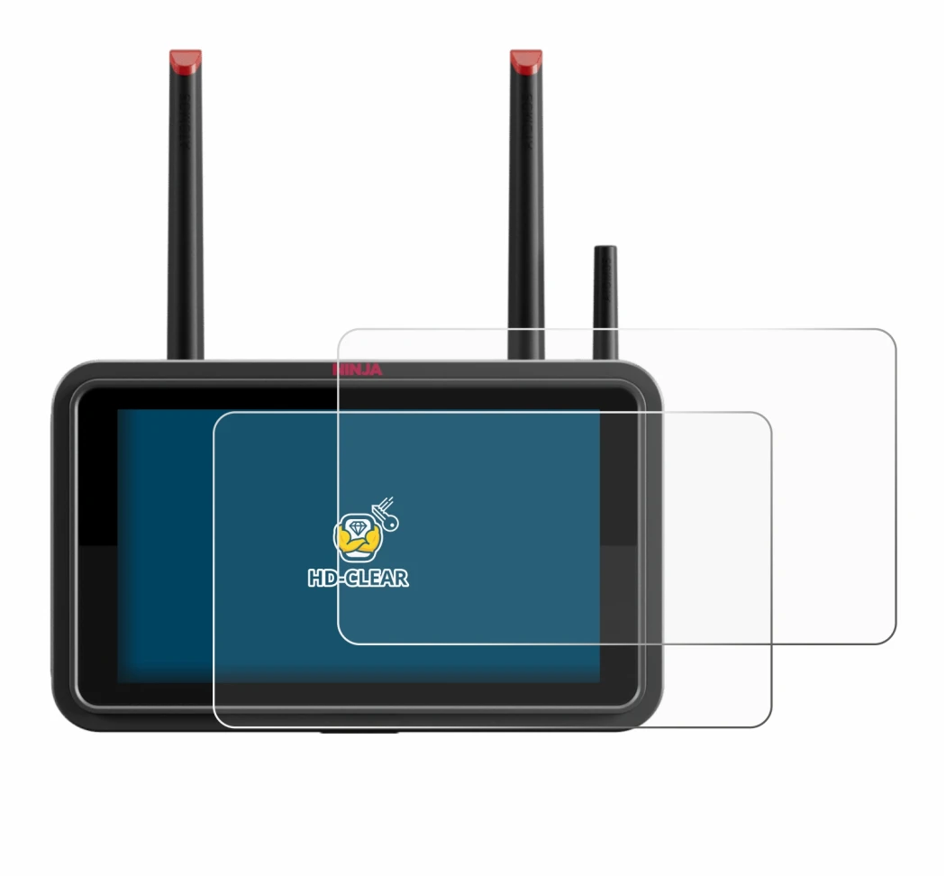 Image of the device Atomos Ninja TX with a wide variety of screen protectors.